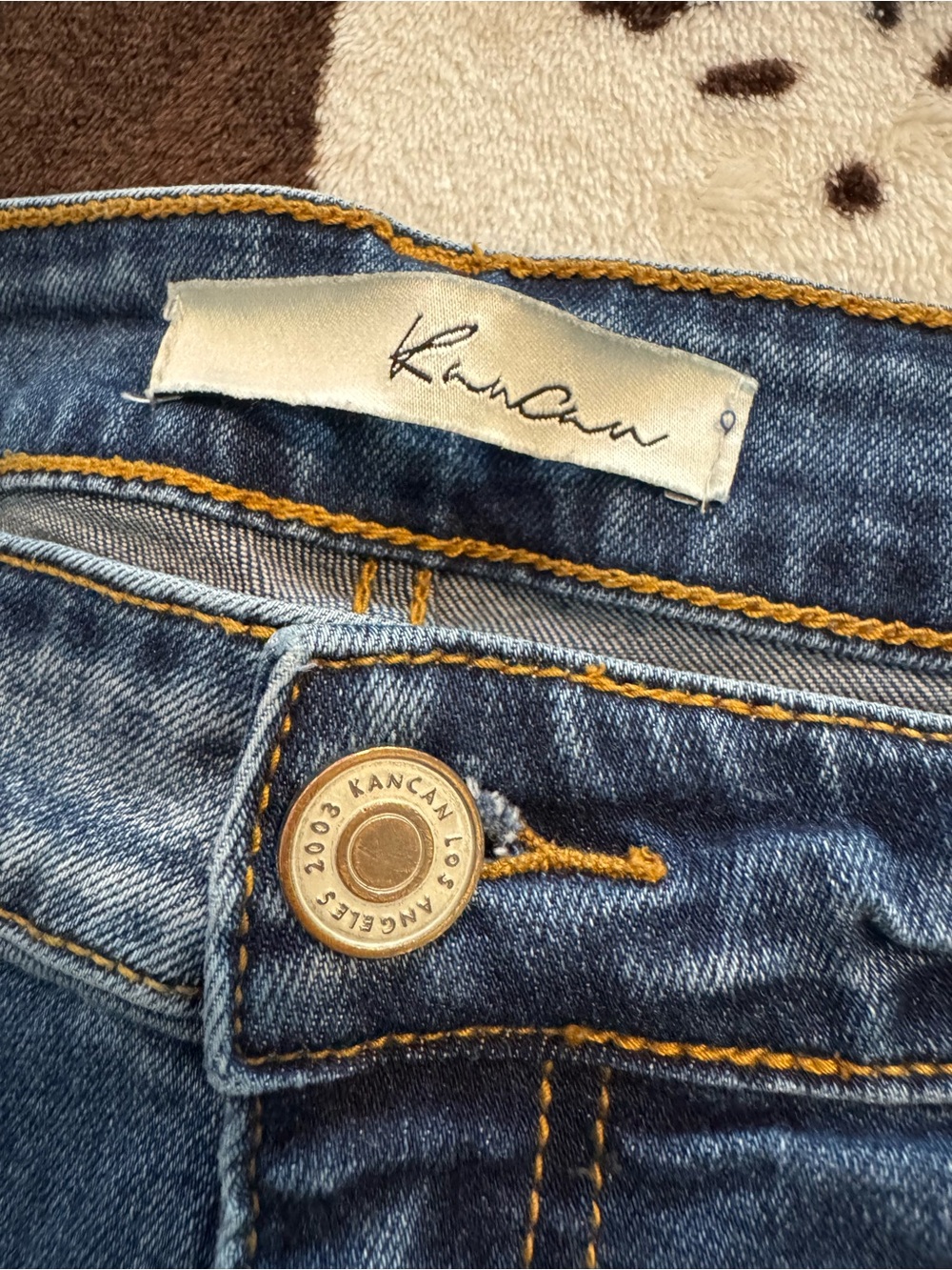 KanCan Mid Rise Women's Jeans - Blue